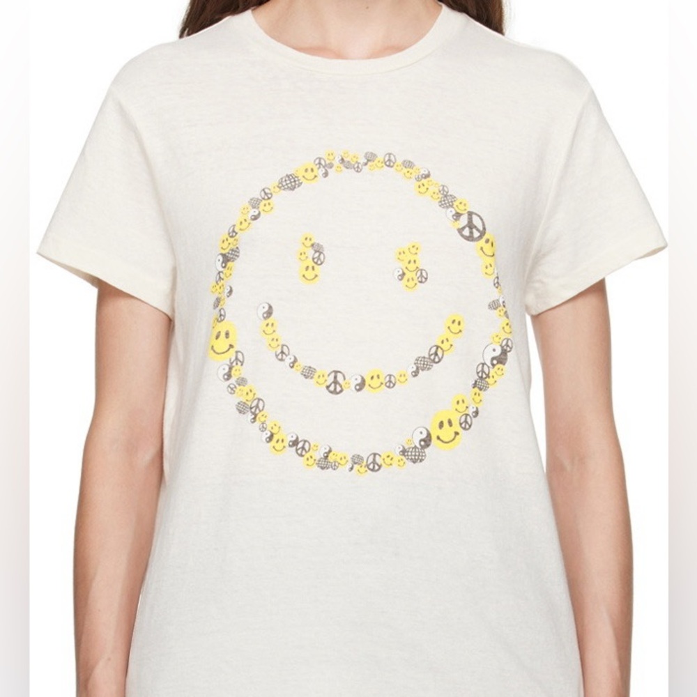 Re/Done NWOT 70s Loose “Smile” Tee